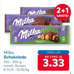 T&G Milka Schokolade Angebot
