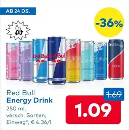 T&G Red Bull Energy Drink Angebot