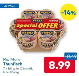 T&G Rio Mare Thunfisch Angebot