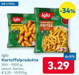 T&G iglo Kartoffelprodukte Angebot