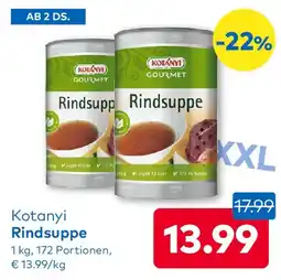 T&G Kotanyi Rindsuppe Angebot