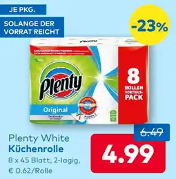 T&G Plenty White Küchenrolle Angebot
