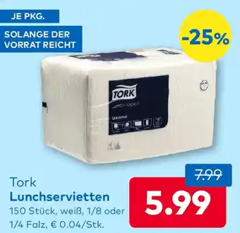 T&G Tork Lunchservietten Angebot