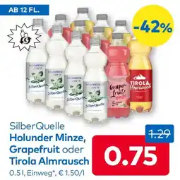 T&G SilberQuelle Holunder Minze, Grapefruit oder Tirola Almrausch Angebot
