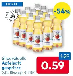 T&G SilberQuelle Apfelsaft gespritzt Angebot