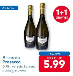 T&G Biscardo Prosecco Angebot