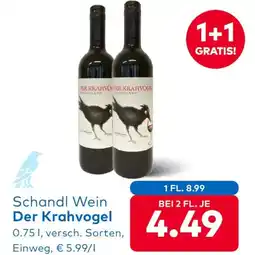 T&G Schandl Wein Der Krahvogel Angebot