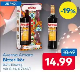 T&G Averna Amaro Bitterlikör Angebot