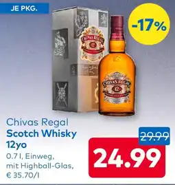 T&G Chivas Regal Scotch Whisky 12yo Angebot