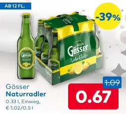 T&G Gösser Naturradler Angebot