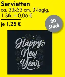 TEDi Servietten Angebot