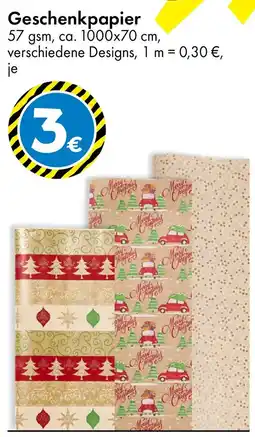 TEDi Geschenkpapier Angebot