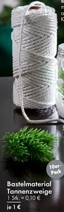 TEDi Bastelmaterial Tannenzweige Angebot