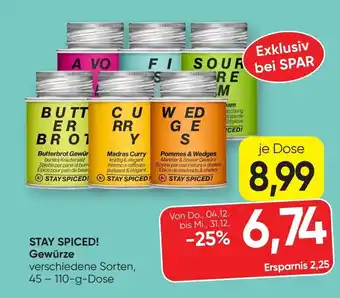 Stay spiced! gewürze