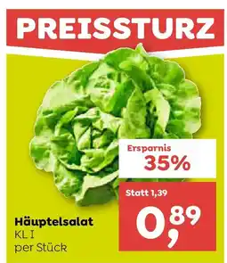 ADEG Häuptelsalat Angebot