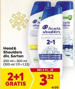 Billa Head & Shoulders div. Sorten Angebot