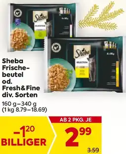 Billa Sheba Frische- beutel Angebot