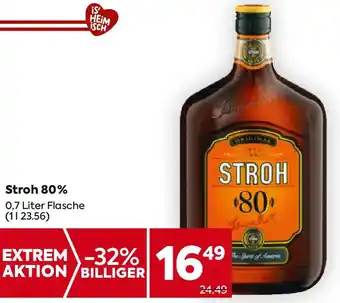 Billa Stroh 80% Angebot