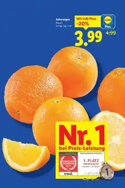 Lidl Saftorangen Angebot