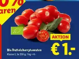 Lidl Bio Dattelcherrytomaten Angebot