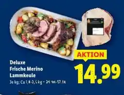 Lidl Deluxe Frische Merino Lammkeule Angebot