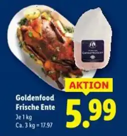 Lidl Goldenfood Frische Ente Angebot