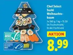 Lidl Chef Select Sushi Weihnachts baum Angebot