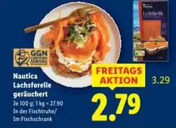 Lidl Nautica Lachsforelle geräuchert Angebot