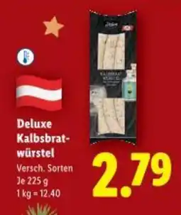 Lidl Deluxe Kalbsbrat würstel Angebot