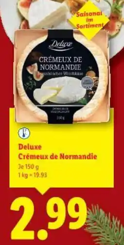 Lidl Deluxe Crémeux de Normandie Angebot