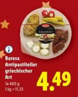 Lidl Baresa Antipastiteller griechischer Art Angebot