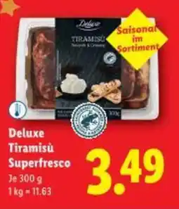 Lidl Deluxe Tiramisù Superfresco Angebot