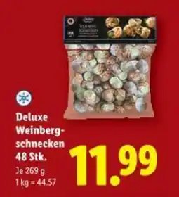 Lidl Deluxe Weinberg schnecken Angebot