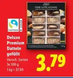 Lidl Deluxe Premium Datteln gefüllt Angebot
