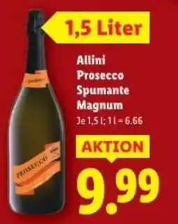 Lidl Allini Prosecco Spumante Magnum Angebot