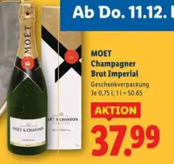 Lidl Moet champagner brut imperial Angebot