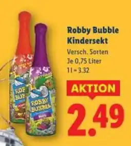Lidl Robby Bubble Kindersekt Angebot
