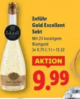 Lidl Inführ Gold Excellent Sekt Angebot