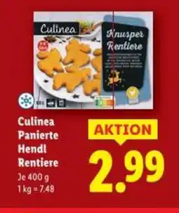 Lidl Culinea Panierte Hendl Rentiere Angebot