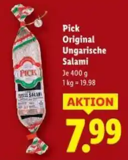 Lidl Pick Original Ungarische Salami Angebot