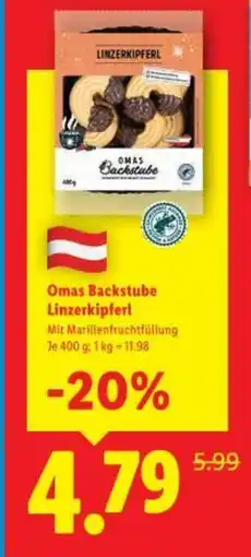 Lidl Omas Backstube Linzerkipferl Angebot