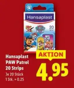 Lidl Hansaplast paw patrol Angebot