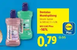 Lidl Dentalux Mundspülung Angebot