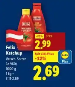 Lidl Felix Ketchup Angebot