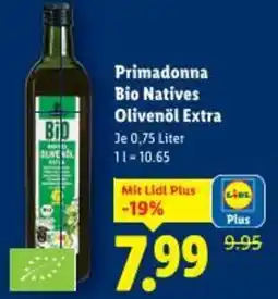 Lidl Primadonna Bio Natives Olivenöl Extra Angebot