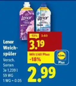 Lidl Lenor Weich spüler Angebot