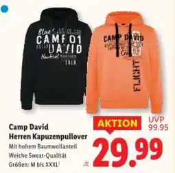 Lidl Camp David Herren Kapuzenpullover Angebot