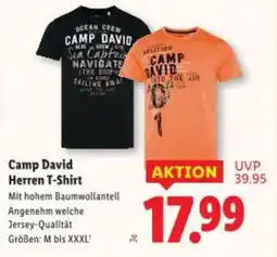Lidl Camp david herren t-shirt Angebot