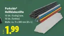 Lidl Parkside Heißklebestifte Angebot