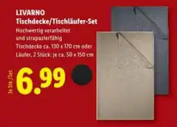 Lidl Livarno tischdecke/tischläufer set Angebot